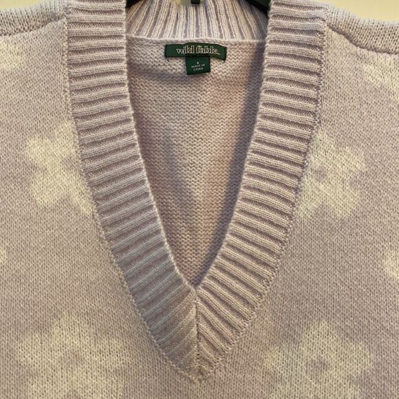 Wild Fable flowered lavender Vest BNWOT size Small - Picture 2 of 4